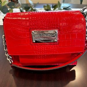 Brand New Cherry Red Valentino Handbag